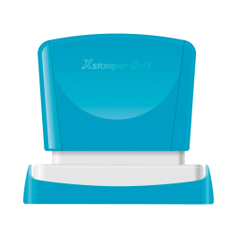 X'stamper Sello Personalizable Q-13 Color Negro Medidas 13x49 mm