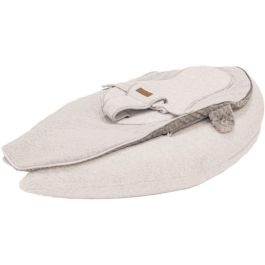 Domiva Cojín de Lactancia Multifuncional 4 en 1, Modelo NOVA, Gran Tamaño 202 cm, Acabado Suave Soft Nova en Tono Pearl