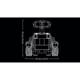 LEGO Disney y Pixar 43279 WALL-E y EVE Set de Construcción DIY para Adultos