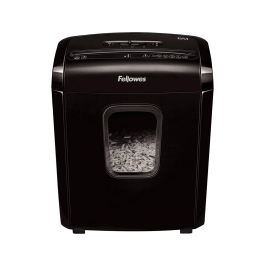 Fellowes Destructora LX-25M Capacidad 6 Hojas, Partículas P-4, Clips y Tarjetas, Papelera 11,5L