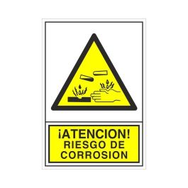 DUVER 354 Señal de Atención Riesgo de Corrosión Plástico 295x210 mm Precio: 6.50000021. SKU: B12TW7L9WB