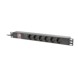 Lanberg PDU-06F-0200-BK Conmutada 6 Salidas AC Tipo F para Rack 1U 16A 230V Negra, Protección Sobretensión Lanberg PDU-06F-0200-BK Conmutada 6 Salidas AC Tipo F para Rack 1U 16A 230V Negra, Protección Sobretensión Precio: 24.50000014. SKU: B1CNC465R4