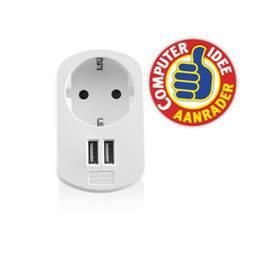 Ewent EW1211 Cargador USB 2 Puertos 155 W para Tableta y Smartphone con Protección Integrada Precio: 11.49999972. SKU: S0202492