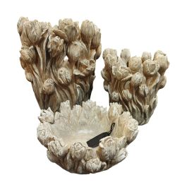 Jarron Shabby DKD Home Decor Gris 27 x 32 x 29 cm Jarron Shabby DKD Home Decor Gris 27 x 32 x 29 cm