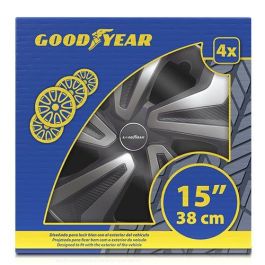 Goodyear GOD9085 Tapacubos Montreal Bicolor 15" Negro-Plata 4 Unidades