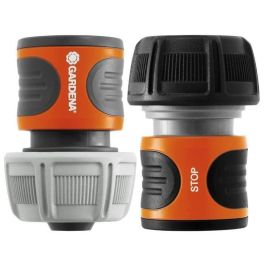 Conectores rápidos + Aquastop - GARDENA - 19 mm Conectores rápidos + Aquastop - GARDENA - 19 mm
