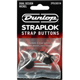 Dunlop Sujeciones Straplok Dualdesign - Negro (Set De 2)