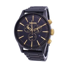 Reloj Hombre Nixon A386-1041 Negro Oro Precio: 357.59000046. SKU: B1C8CG6ZCF