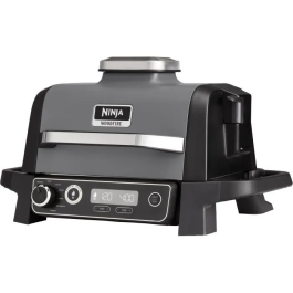 Ninja OG701EU Barbacoa Eléctrica de Exterior con Ahumador y Freidora de Aire, Sabor a Leña 100% Auténtico, Resistente a la Intemperie Precio: 399.9897. SKU: B1GZ9NNC4V
