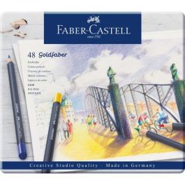 Estuche de Metal con 48 Lápices de Colores Goldfaber. Faber Castell 114748 Precio: 45.8900002. SKU: B1HNTHE62L