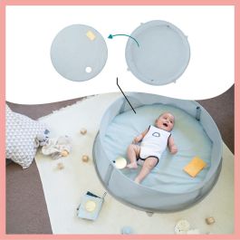 Babymoov Aquani Mariniere Parque Infantil 3 en 1 Anti-UV SPF 50+ Cama Supletoria Piscina Pop-up Desde Nacimiento Mosquitera