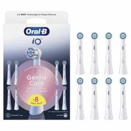 Oral-B ORA8700216778350 Recambios iO Gentle Care para Cepillos de Dientes, Pack de 8, Blanco