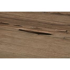 DKD Home Decor Mesa Comedor Item Home Redonda 160 x 160 x 78 cm Teca Reciclada Desmontable