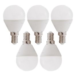 Pack 5 Bombillas LED E14 5W 410Lm 6000ºK 40.000H [HO-P45-E14-5W-RC-CW-PK5-AP]