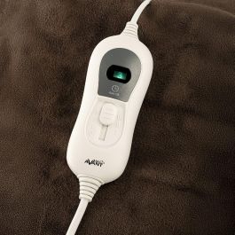 Avant Manta Eléctrica 160x120 cm 120W - 3 Niveles de Temperatura, Color Marrón Beige