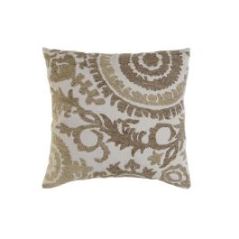 Cojin DKD Home Decor Beige Marron 15 x 45 x 45 cm