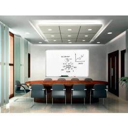 Q-connect Pizarra Blanca Melamina Marco Aluminio 120x90 cm