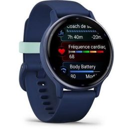 Reloj GPS conectado - GARMIN - Vivoactive 5 - WiFi - 30,4 mm (1.2) - Azul metalizado con correa Azul Reloj GPS conectado - GARMIN - Vivoactive 5 - WiFi - 30,4 mm (1.2) - Azul metalizado con correa Azul