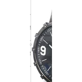 DKD Home Decor Reloj de Pared Mapamundi Dorado y Plateado 42 x 54 x 8.5 cm (2 Unidades)