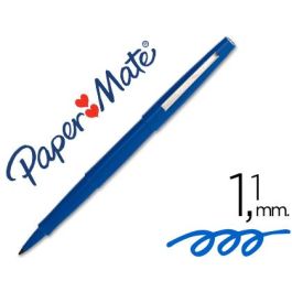 Rotulador Paper Mate Flair Original Punta Fibra Azul 12 unidades Precio: 23.7039005203. SKU: B15AYAD432