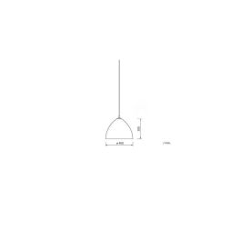 Lámpara Colgante Cuerda Natural Marilia SKD-P80012, Casquillo E27, Ideal para Salón, Comedor, Restaurante, Diseño Rústico y Cálido