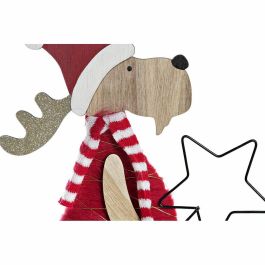 Figura Navidad Alpina DKD Home Decor Azul Granate 22 x 41 x 5 cm (4 Unidades) Figura Navidad Alpina DKD Home Decor Azul Granate 22 x 41 x 5 cm (4 Unidades)