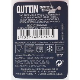 Funda Térmica Quttin para Fiambrera Rectangular 1L - Pack de 2 (8 Unidades) Funda Térmica Quttin para Fiambrera Rectangular 1L - Pack de 2 (8 Unidades)