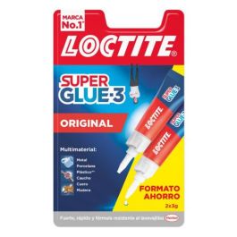 Loctite Pegamento SuperGlue-3 Original Duo 2x3 Blister 6gr Transparente 2640781 Precio: 16.68999948. SKU: B18QDEM6VG