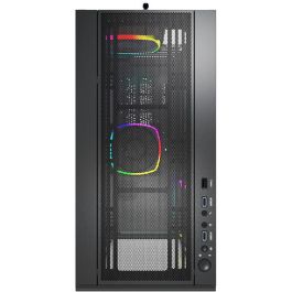 Montech SKY TWO TG Black Midi Tower PC Negro con Ventana Lateral para Gaming ATX, micro ATX, Mini-ITX, hasta 40cm GPU