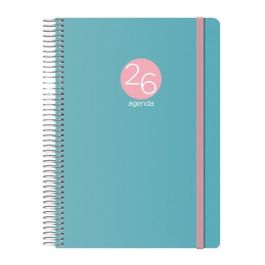 Dohe Agenda Anual Memphis Espiral 15x21 cm Dp Cierre C-Goma Pp Verde 2026 Precio: 12.50000059. SKU: S8404152