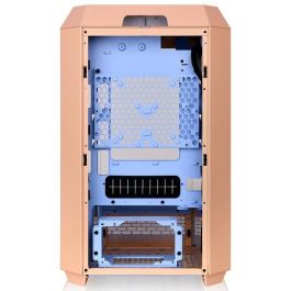 Thermaltake Tower 300 Peach Fuzz Micro Torre para PC Color Durazno, Soporte Ventiladores 120/140mm y Discos Duros 2.5/3.5 Pulgadas