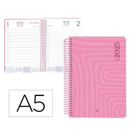 Agenda Espiral Liderpapel Syros A5 2025 Dia Pagina Color Rosa Papel 60 gr Precio: 5.4449996128. SKU: B1J3YL5Z34