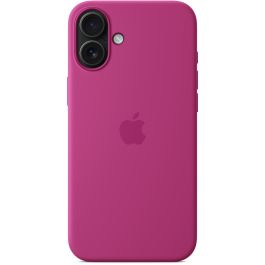Apple Funda iPhone 16 Plus MagSafe de Silicona - Fucsia con Protección contra Caídas y Resistente a Rayones