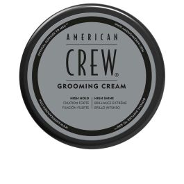 American Crew GROOMING CREAM Crema Fijadora para Hombre con Aloe Vera y Brillo Intenso, Cabello Saludable 85 gr