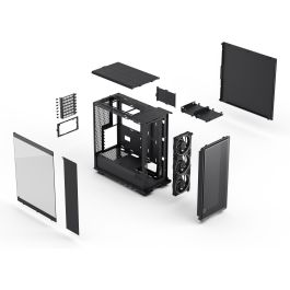 Fractal Design FD-C-EPO1A-04 Epoch Black TG RGB Light Tint - Caja Torre Midi ATX con Ventana Lateral