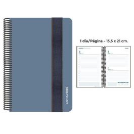 Agenda Anual (2026) Senfort Foam Espiral Tapa Pp Con Goma 135X210 D/P Azul Plomo Precio: 13.89000019. SKU: B1D9LNH66G