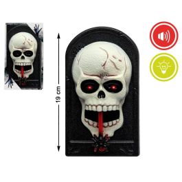 Colgante de Puerta Calavera con Luz y Sonido para Halloween 11x19x5.5 cm Precio: 4.88999962. SKU: B1AH5QHECN