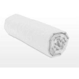 Home Linge Passion HP71768 Sábana bajera ajustable 160x200 cm Capó 30 cm Microfibra 82g Blanco