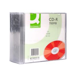 Cd-R Q-Connect Capacidad 700Mb Duracion 80Min Velocidad 52X Caja Slim Cd-R Q-Connect Capacidad 700Mb Duracion 80Min Velocidad 52X Caja Slim