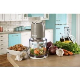 Ariete 438/03 Picadora Vintage Beige 400 W, 4 Cuchillas Acero Inoxidable, 2 Velocidades, Apta para Picar Varios Alimentos