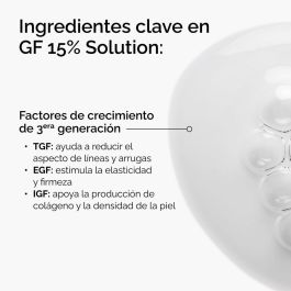 The Ordinary GF SOLUTION 15% Serum con Factores de Crecimiento Antienvejecimiento, Arrugas, Firmeza 30 ml