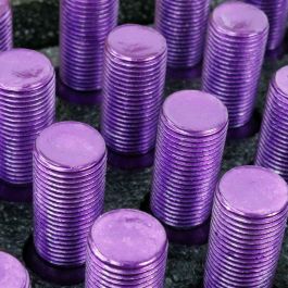 Omp OMPS09961211 Juego 20 Tornillos Rueda Acero Alta Resistencia DIN 10.9 M12x1.5 Llave 17-19mm Largo 27mm Morado Set Completo Omp OMPS09961211 Juego 20 Tornillos Rueda Acero Alta Resistencia DIN 10.9 M12x1.5 Llave 17-19mm Largo 27mm Morado Set Completo