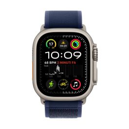 Apple Watch Ultra 2 (49mm, Titanio Natural, Loop Trail Azul, LTE) - A2986 - Reloj Inteligente con GPS, Resistente al Agua y Pantalla Retina OLED