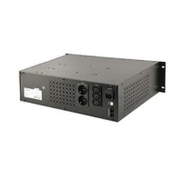 Gembird UPS-RACK-2000 Sistema de alimentación ininterrumpida (UPS) línea interactiva 2 kVA 1200W 4 salidas AC Montaje en rack Negro Gembird UPS-RACK-2000 Sistema de alimentación ininterrumpida (UPS) línea interactiva 2 kVA 1200W 4 salidas AC Montaje en rack Negro