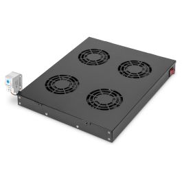 DIGITUS Unidad de ventilación para rack 4 ventiladores 483mm Negro Precio: 257.49999957. SKU: B18AEB6GEE