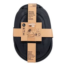 Redcliffs Bomba de aire de pie 5 L, 265x185 mm, 2.5 bar, PVC/PP, boquillas para todo tipo de válvulas, negro/gris