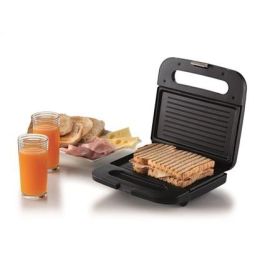 Ariete Sandwichera Breakfast Grafito con Placas Antiadherentes para Sándwiches, Hotdogs y Hamburguesas Ariete Sandwichera Breakfast Grafito con Placas Antiadherentes para Sándwiches, Hotdogs y Hamburguesas