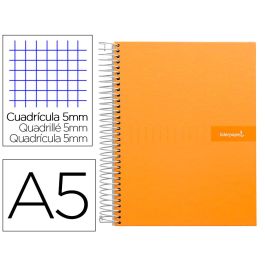 Cuaderno Espiral Liderpapel A5 Micro Crafty Tapa Forrada 120H 90 gr Cuadro 5 mm 5 Bandas6 Taladros Color Naranja Precio: 5.6748999153. SKU: B14A7FNSYP