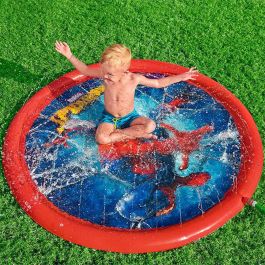 Bestway Piscina Hinchable con Aspersor Spiderman D165 cm +2 Años Jardin 98792