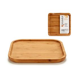 Tabla Bambu Cuadrada Pequeña Aperitivo 20X20Cm Kinvara (12 Unidades) Precio: 40.49999954. SKU: B1GVEQV62X